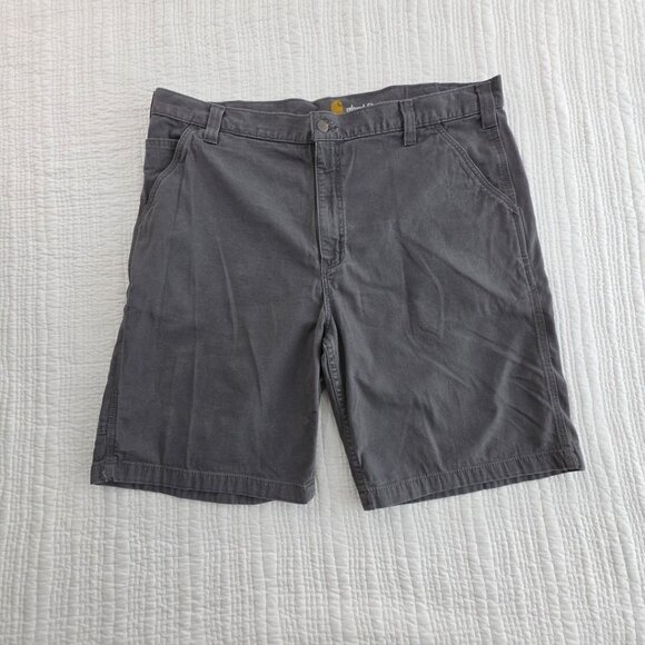 Carhartt Other - Carhartt Relaxed‎ Fit Shorts Mens 40 Grau Stretch Classic 10" Inseam 102514-039